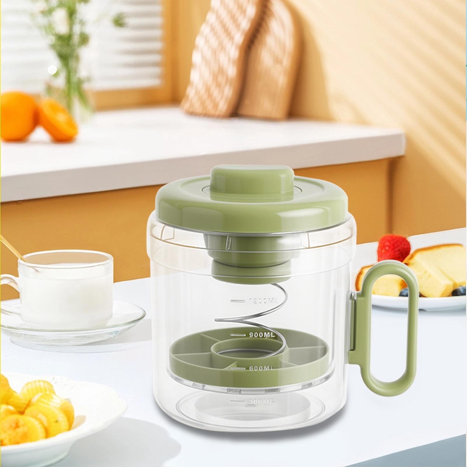 YWMJZEU Yogurt Strainer Quick Yoghurt Maker for Soup Thick Greek Yogurt Soybean Milk Green