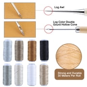 29pcs Leather Craft Tool Kit,Upholstery Repair Kit for Sewing,Stitching,Measuring