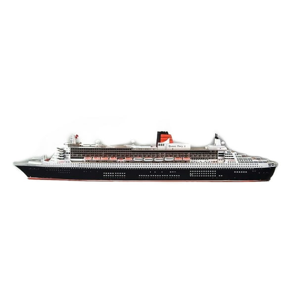 1: 400 Paper Queen Mary II Cruise Liner Ship 3D Model Warship Model for Collection (Unassembled Kit )
