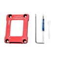 thumbnail image 4 of Piezas de contacto de CPU, con posterior de soporte LGA17Xx-Bcf de aleación de aluminio térmica ,8 W para accesorios electrónicos LGA1700 .ª Rojo Macarena Marco de corrección de flexión, 4 of 8