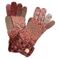 thumbnail image 2 of Regatta - Guantes de Invierno Diseño Punto Frosty V para Mujer (Rojo Clarete), 2 of 2