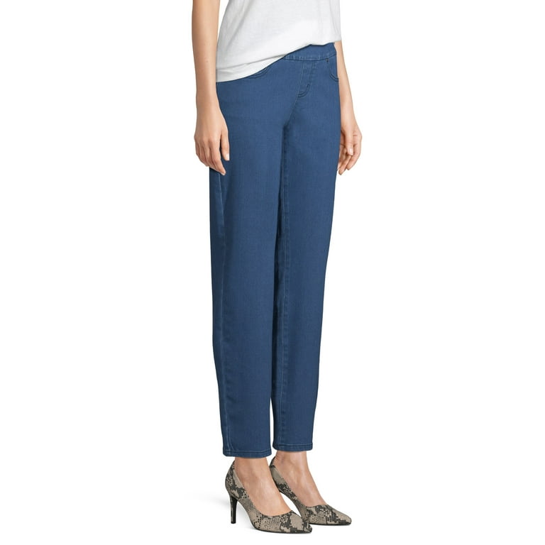 Time and Tru Woven 5 Pocket Pull-On Pant Women's 