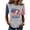Z004-Light Gray, variant on Women's 250th Anniversary 1776-2026 American Flag USA Shirt Floral Patriotic Button Down Long Sleeve Blouses