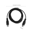 thumbnail image 2 of OULII guitar accessories Cable Black PVC 1Set for Music Production Musicians, 2 of 8