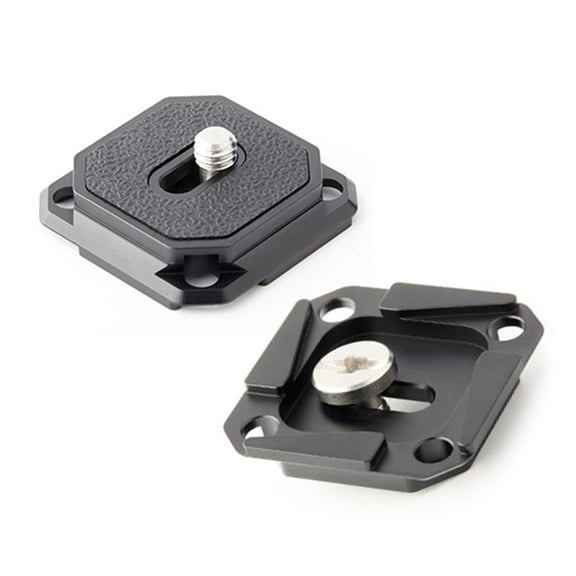 2Pcs Quick Released Camera Plate 38mm Mount Adapter for Tripod Head and Shoulder Strap