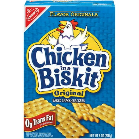 Nabisco Flavor Originals Chicken In A Biskit Snack Crackers, 8 oz