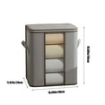 thumbnail image 2 of EGNMCR Organisateurs et Rangement de Garde-Robe, Organisation et Rangement, Sac à Lessive Ménager Sac à Jouets Panier à Linge Sac de Rangement pour Couettes Convient à la Chambre Salon Dortoir Capacité 70 L Boîtes de Rangement, 2 of 6