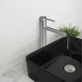 thumbnail image 1 of Stylish Single-Handle Brushed Stainless Steel Vessel Bathroom Faucet Height 11⅝" B-123S, 1 of 11