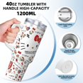 thumbnail image 4 of Regalos personalizados de Hello Kitty para vasos de 113 ml con asa y pajita - Taza de café de viaje de acero inoxidable con tapa - Ideal para regalar en cumpleaños, Navidad y otras ocasiones., 4 of 8