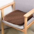 thumbnail image 5 of Gmogad Thick Plush Chair Cushion - Soft Dining Office Car Seat Pad with Non-Slip Bottom Warm Comfortable Support for Long Sitting, 5 of 6