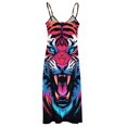 thumbnail image 5 of Tiger Animal Graffiti Sleeveless Dress Women's Luxury Party Dress Birthday Dresses for Women, 5 of 7