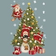 thumbnail image 5 of 2 pegatinas navideñas con copos de nieve para ventana, para cristal, decoraciones navideñas, copos de nieve, Papá Noel, renos para fiestas, 5 of 5