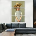 thumbnail image 2 of ARTCANVAS Child In Straw Hat 1886 Canvas Art Print by Mary Cassatt - Size: 60" x 40" (0.75" Deep) (3-Piece), 2 of 9