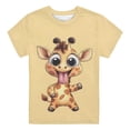 thumbnail image 4 of BOOMNY Girls Short Sleeve T Shirts Graphic T-Shirts Loose Tee Tops, Sizes 1-2 Years, 4 of 4