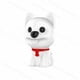 thumbnail image 4 of Yescool E300 Cachorro Clase de Seguridad Oculta para Niños Reunión Grabadora de Voz Digital Dije Portátil Grabación de Sonido Sigiloso Dictaphone-8GB Blanco, 4 of 13