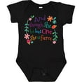 thumbnail image 3 of Inktastic 1st Birthday 1 Year Old Girl She is Fierce Girls Baby Bodysuit, 3 of 5