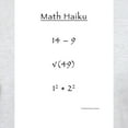 thumbnail image 3 of CafePress - Math Haiku T Shirt - Light T-Shirt - CP, 3 of 4