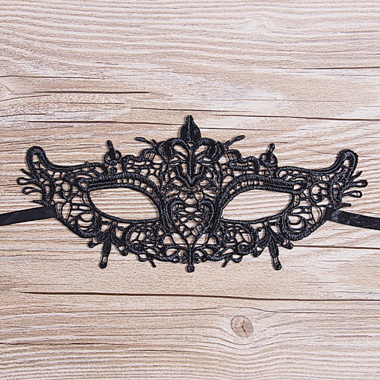 Women Black Lace Eye Face Mask Masquerade Party Ball Prom Halloween Costume