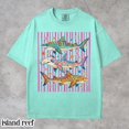 thumbnail image 5 of Shark Shirt Aesthetic Tropical Ocean Graphic Tee, Bright Marine Life Coastal T-Shirt, Summer Beach Shark Lover Tee, 5 of 6