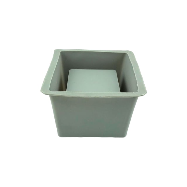 Matsuzay Molde de silicona para maceta para plantas, artesanía de hormigón, suculenta, de doble capa, molde para maceta, jarrón, manualidades para Jardín y Patio Tipo 3 Matsuzay HA071806-03