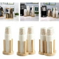 thumbnail image 5 of Disposable Cup Storage Holder, Rack Shelf Water Tea Cups, Wood Dispenser with Longer Stick Mug Display Stand Organizer, 5 of 8