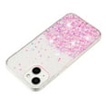 thumbnail image 5 of Allytechgroup Noctiluncent Fluorescent Luminous Phone Case for iPhone 12 Pro / 12 6.1", Bling Glow in The Dark Soft TPU Cover for Women Girls, Shockproof Protective Case, Pink, 5 of 7