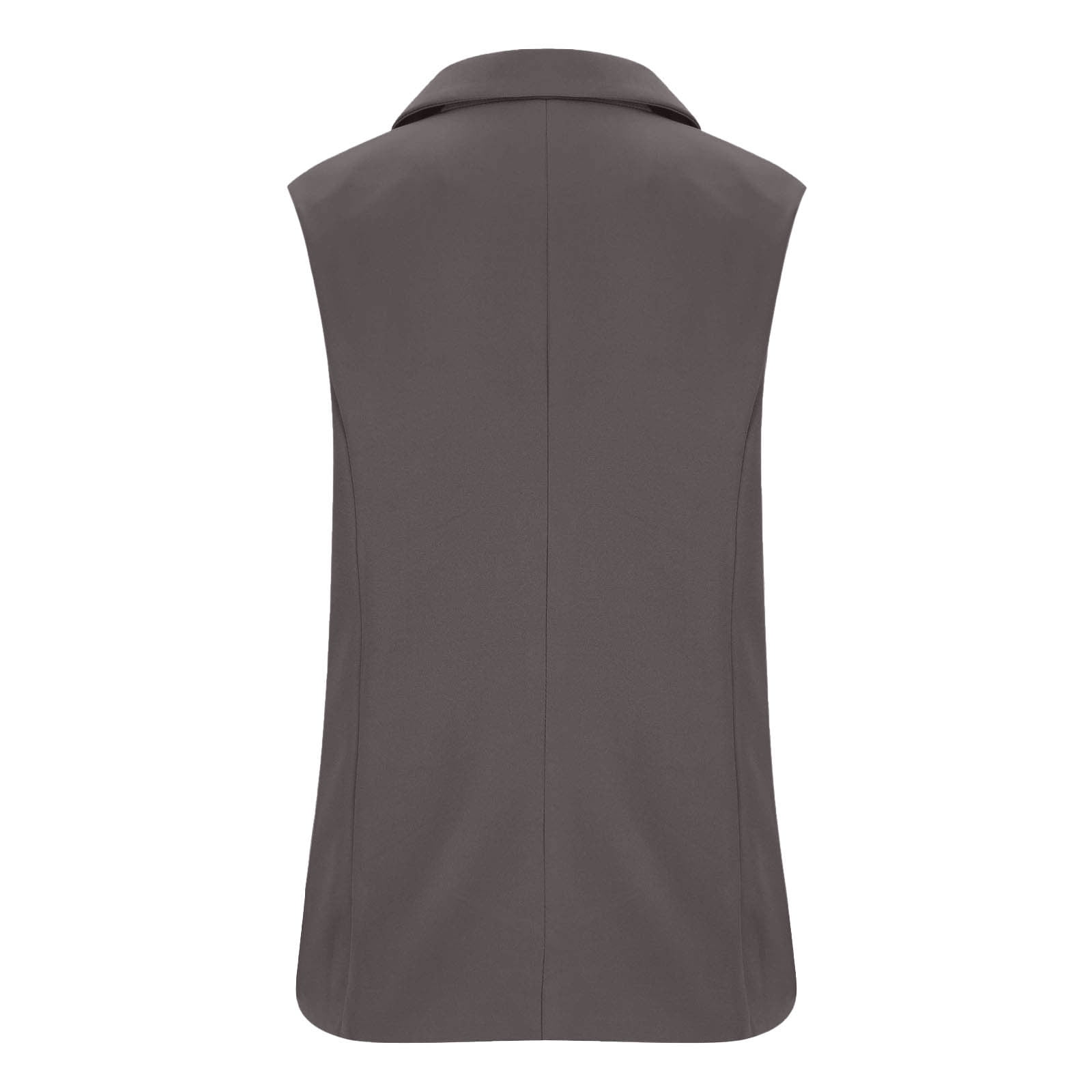 BSDJILFG Plus Size Jacket Vest for Women Business Suit Vest