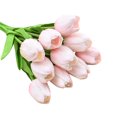 thumbnail image 1 of Tulipanes artificiales de seda de 34 cm para decoración del hogar, cocina, jardín y boda., 1 of 2