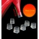 thumbnail image 3 of Cubiertas de tacón alto antideslizantes para baile latino, Kit de cuidado de zapatos, tapones Protectores de silicona, WJ068, 3 of 4