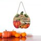 thumbnail image 5 of sweethay Señal de puerta de campo de calabaza otoño interesante placa llamativa antioxidante regalo de Acción de Gracias tablero de suspensión de Kits de decoración para fiestas JM00908 sweethay HA063876-02, 5 of 6