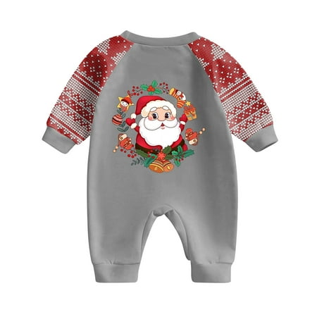 

Act Now! HIMIWAY Matching Family Christmas Pajamas Christmas Prints Family Matching Long Sleeve Tops+Pants Set Family Matching Sets Baby 18 Months
