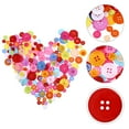 thumbnail image 6 of WHAMVOX  200 Pcs DIY Materials Sewing Buttons with Holes Round Crafting Decorative, 6 of 8