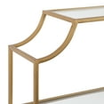 thumbnail image 4 of Kate and Laurel Ciel Glam 3-Tier Scalloped Wall Shelf - Gold, 4 of 6