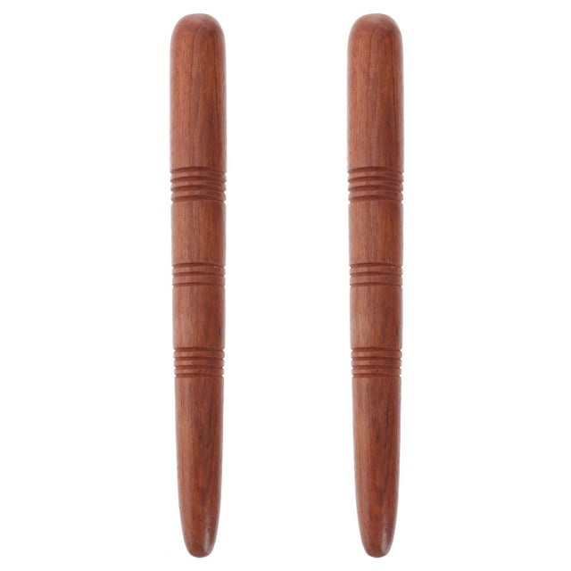 juego de 2 varillas de masaje de madera para plantas de los pies. Herramientas de masaje y raspado.