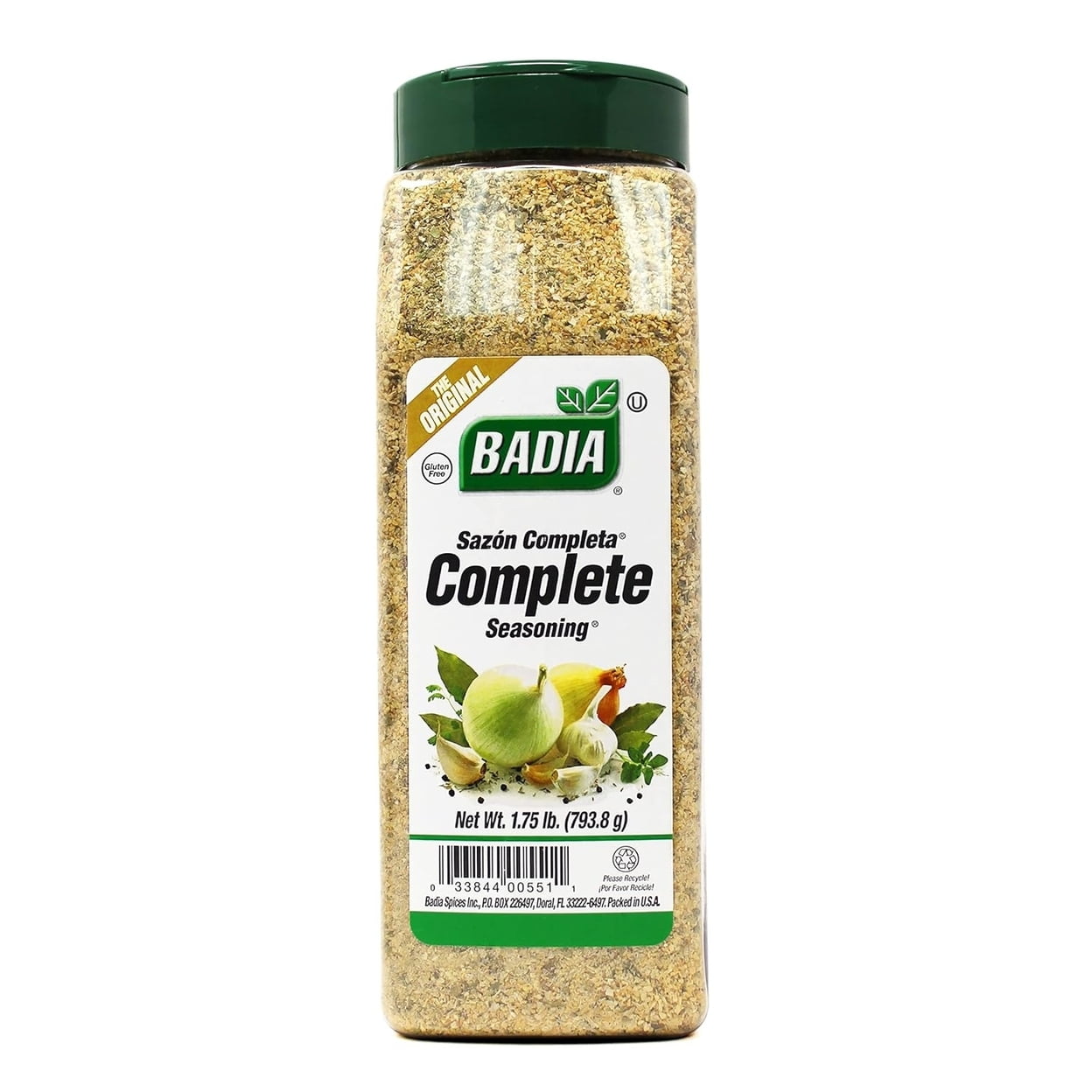 (2 pack) Badia Complete Seasoning, The Original Sazon Completa, 1.75 lb Bottle
