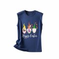thumbnail image 1 of Tops de chaleco sueltos estampados vintage para mujeres y hombres Fridja qr2946, 1 of 4