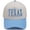 Sky Blue, variant on HuangHuanChen Trucker Hats Unisex Baseball Caps TEXAS Letter Embroidered Trucker Hat Collection Vintage Adjustable Snapback Baseball Hats for Men Women Coffee A