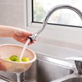 thumbnail image 3 of Toystoory Kitchen Sink Faucet Aerator -proof Sprayer Nozzles Water-saving Basin Degrees 360 Rotatable Water Tap for Bathroom Juegos de accesorios de baño Negro, 3 of 6