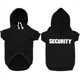 thumbnail image 1 of Sudaderas para perros con capucha, suéteres estampados de Seguridad con sombrero, chaquetas de algodón suave de invierno negras - l para perros pequeños, medianos y grandes, 1 of 5