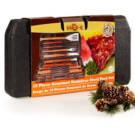 Mr. BBQ 18-Piece Stainless Steel Grilling Tool Set
