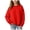 Z002-Red, variant on WXFAZCVU Sweatshirts for Teen Girls Soft Cotton Long Sleeve Top Fall Outfits Going Out Size 11-12 Years