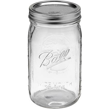 Ball 12-Count Wide Mouth Quart Jars with Lids and