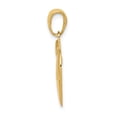 thumbnail image 2 of Real 14kt Yellow Gold #1 TEACHER Apple Pendant; for Adults and Teens; for Women and Men, 2 of 3