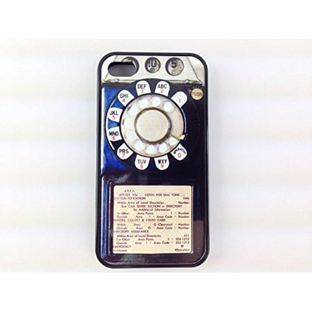 Look Cake - Ganma Vintage Rotary Payphone Case, Awesome Retro Look Case For iPhone X, 10 (5.8 INCH), Silicone TPU Cover
