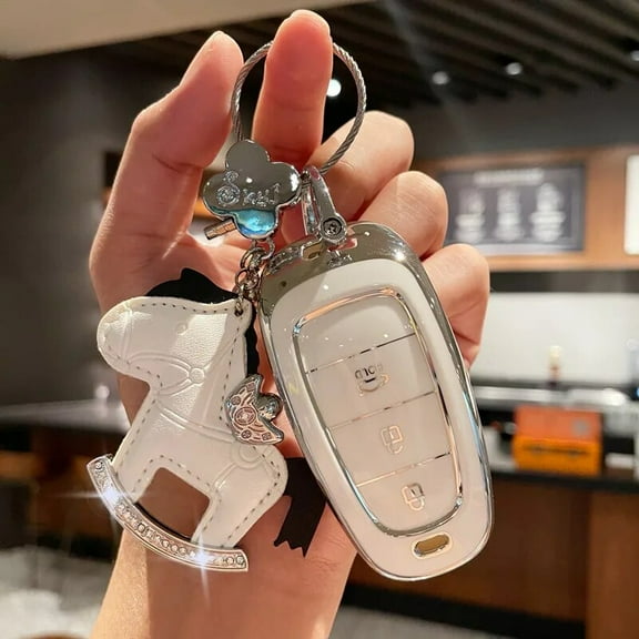Car Key Case Cover Shell for Hyundai I30 Ix25 Elantra KONA Solaris Azera Grandeur Ig TM Accent Santa Fe Palisade Accessories