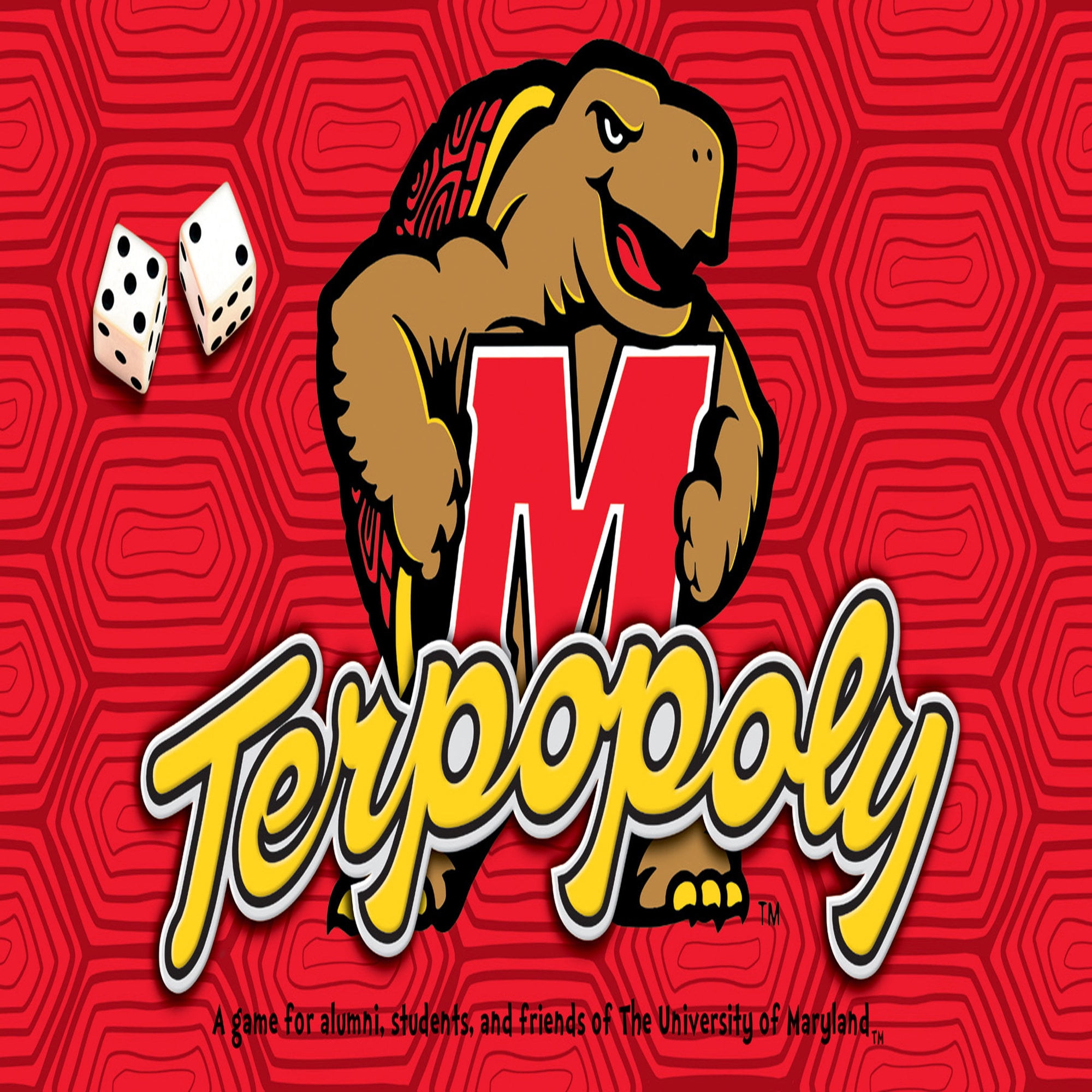 Late For The Sky University Of Maryland Terpopoly Board Game - Themed Monopoly Style Game For 2-6 Players