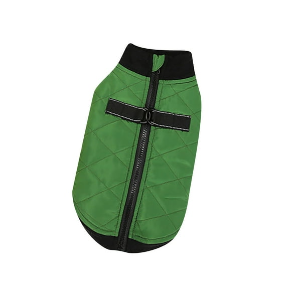 Warm Dog Jacket - Winter Coat with Harness, Waterproof, Fleece Puffer Vest Windproof Snow Clothes for Small to Medium Dogs