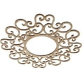 thumbnail image 2 of 22"OD x 8 3/8"ID x 1/4"T Reims Wood Fretwork Pierced Ceiling Medallion, Red Oak, 2 of 3