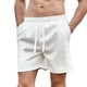 thumbnail image 2 of pstuiky Pantalones cortos deportivos para hombre, Pantalones cortos casuales de moda para hombre con cintura elástica sólida y cordón ajustable Pantalones cortos de golf, 2 of 4