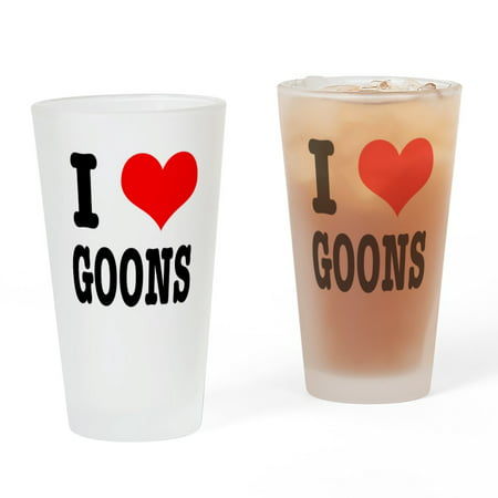 CafePress - I Heart (Love) Goons Pint Glass - Pint Glass, Drinking Glass, 16 oz. CafePress